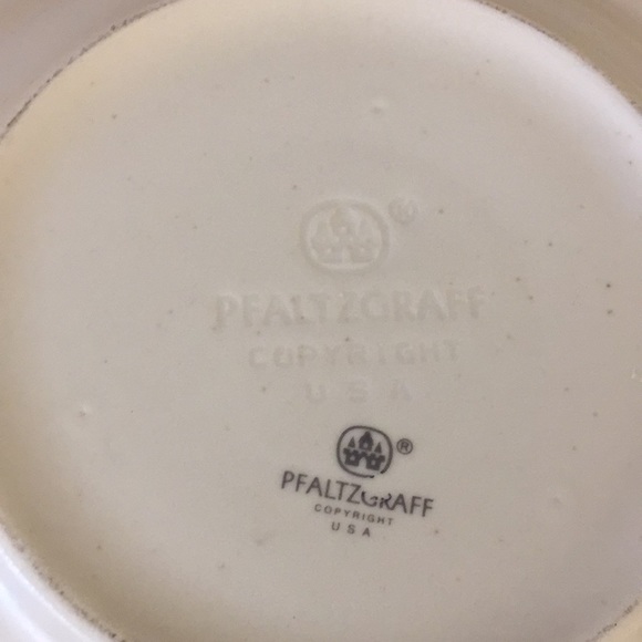 Vintage Pfaltzgraff Nordic gravy boat plate Retired stone wear Rustic cabin USA - Picture 7 of 10